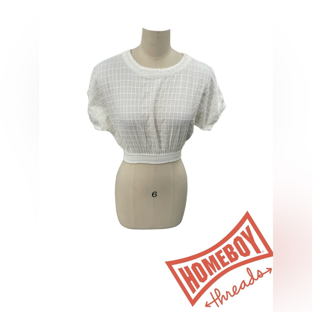 Faherty Cream Women's Crop Top